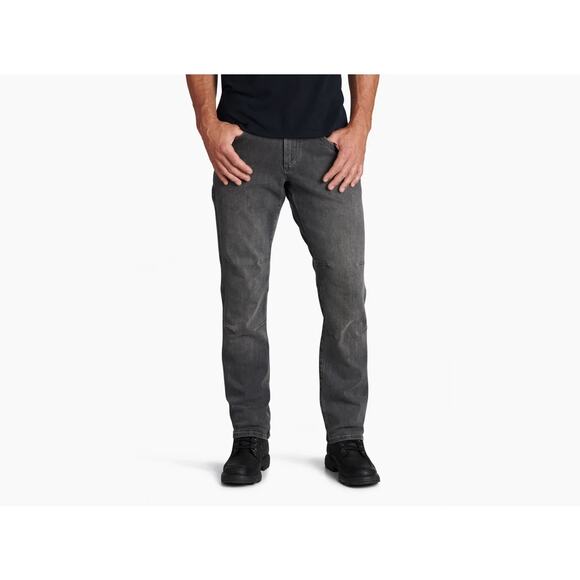 Kuhl Mens Y2K Volly Gray Rydr Straight Leg Jeans 34 X 34
